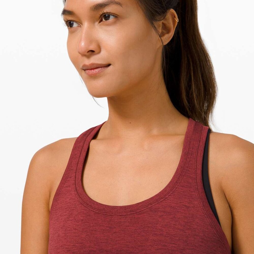 Lululemon Swiftly Tech Racerback 2.0 Cassis / Chianti Size 12 - Picture 5 of 10
